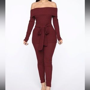 Two piece sweater set